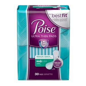 Poise Ultra Thin Light Absorbency Pads
